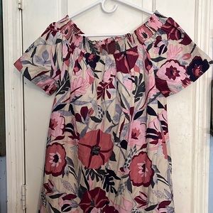 LOFT large petite floral dress. NWT